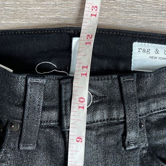 RAG & BONE Coated High-Rise Skinny Jeans - Picture 10 of 15